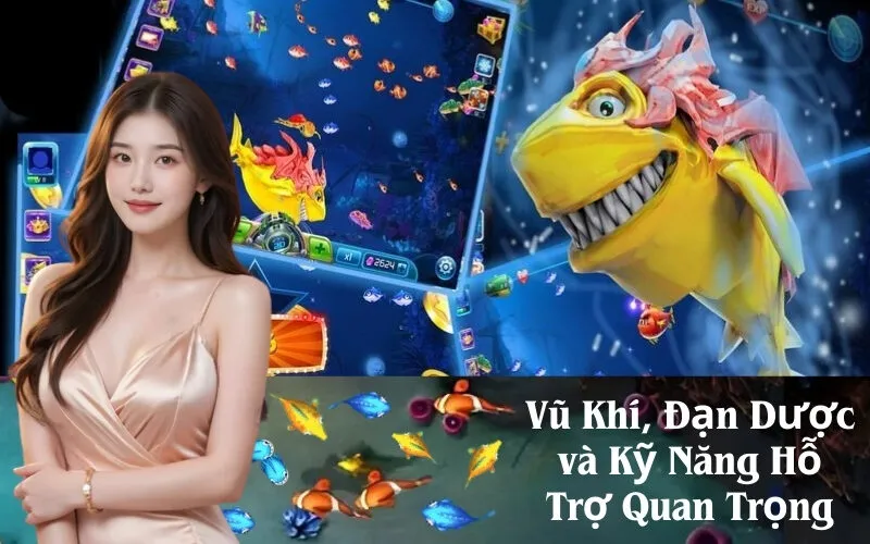 Vũ Khí, Đạn Dược và Kỹ Năng Hỗ Trợ Quan Trọng